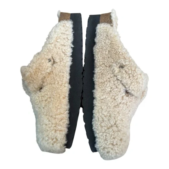 Birkenstock Women's Papillio Boston Shearling Clogs Sz 40 Narrow - Picture 4 of 6